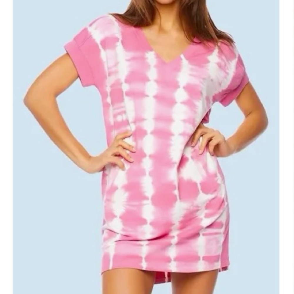 NWT Billy T Pink Tie-Dye Dress